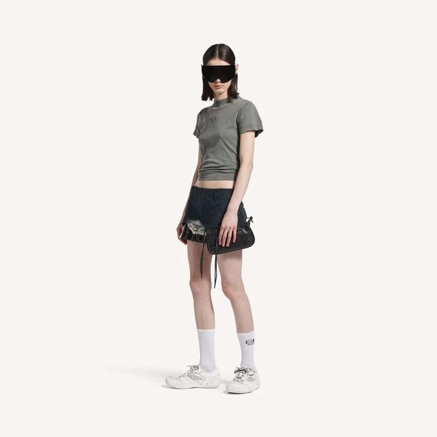 Women’s hamptons medium worn-out sneaker in white Women’s hamptons medium worn-out sneaker in white