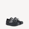 Women’s hamptons platform sneaker in black