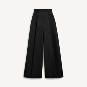 Women’s high-waist pants in black