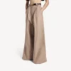 Women’s high-waist pants in dune Women’s high-waist pants in dune