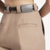 Women’s high-waist pants in dune Women’s high-waist pants in dune
