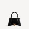 Women’s hourglass handbag small in black