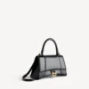 Women’s hourglass handbag small in black