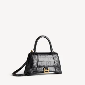 Women’s hourglass handbag small in black