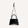 Women’s hourglass handbag small in black