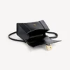 Women’s hourglass handbag small in black