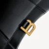 Women’s hourglass handbag small in black