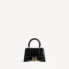 Women’s hourglass handbag xs in black Women’s hourglass handbag xs in black