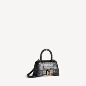 Women’s hourglass handbag xs in black