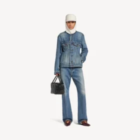 Women’s hourglass jacket in dark blue