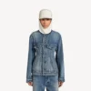 Women’s hourglass jacket in dark blue