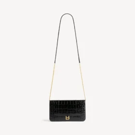 Women’s hourglass phone pouch in black