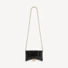 Women’s hourglass wallet on chain in black Women’s hourglass wallet on chain in black