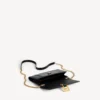 Women’s hourglass wallet on chain in black Women’s hourglass wallet on chain in black