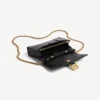 Women’s hourglass wallet on chain in black Women’s hourglass wallet on chain in black