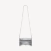 Women’s hourglass wallet on chain in silver
