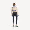 Women’s hybrid jumper in navy/white