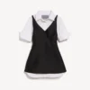 Women’s hybrid shirt dress in black Women’s hybrid shirt dress in black
