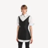 Women’s hybrid shirt dress in black Women’s hybrid shirt dress in black