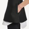 Women’s hybrid shirt dress in black Women’s hybrid shirt dress in black
