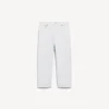 Women’s jackie capri in white Women’s jackie capri in white