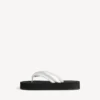 Women’s jet lag thong in off white Women’s jet lag thong in off white