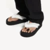 Women’s jet lag thong in off white Women’s jet lag thong in off white