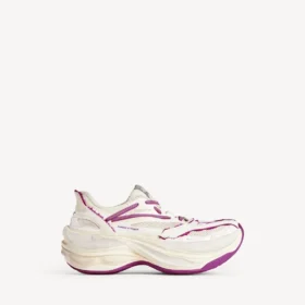Women’s jet sneaker in eggshell/strawberry pink