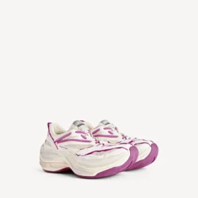 Women’s jet sneaker in eggshell/strawberry pink