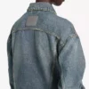 Women’s kick denim jacket in dirty vintage blue Women’s kick denim jacket in dirty vintage blue