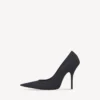 Women’s knife pump in black