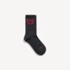 Women’s laurel classic socks in black/white