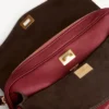 Women’s le 7 shoulder bag medium in ruby/moka