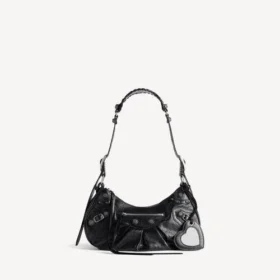 Women’s le cagole shoulder bag small in black
