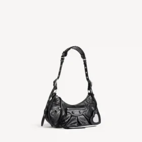 Women’s le cagole shoulder bag small in black
