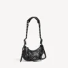 Women’s le cagole shoulder bag xs in black Women’s le cagole shoulder bag xs in black