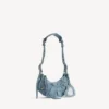 Women’s le cagole shoulder bag xs in blue Women’s le cagole shoulder bag xs in blue