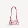 Women’s le cagole shoulder bag xs in light pink Women’s le cagole shoulder bag xs in light pink