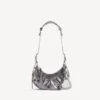 Women’s le cagole shoulder bag xs in silver Women’s le cagole shoulder bag xs in silver