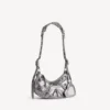 Women’s le cagole shoulder bag xs in silver Women’s le cagole shoulder bag xs in silver