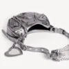 Women’s le cagole shoulder bag xs in silver Women’s le cagole shoulder bag xs in silver