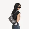 Women’s le cagole shoulder bag xs in silver Women’s le cagole shoulder bag xs in silver