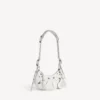 Women’s le cagole shoulder bag xs in white Women’s le cagole shoulder bag xs in white