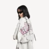 Women’s le cagole shoulder bag xs in white Women’s le cagole shoulder bag xs in white