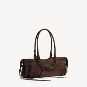 Women’s le city bag east-west in light espresso