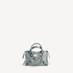 Women’s le city bag mini in blue grey