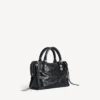 Women’s le city bag small giant studs with rhinestones in black Women’s le city bag small giant studs with rhinestones in black