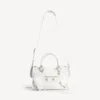 Women’s le city bag small giant studs with rhinestones in optic white Women’s le city bag small giant studs with rhinestones in optic white