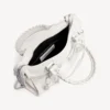 Women’s le city bag small giant studs with rhinestones in optic white Women’s le city bag small giant studs with rhinestones in optic white
