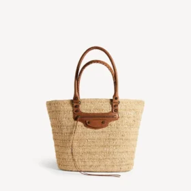 Women’s le city basket medium in natural/camel